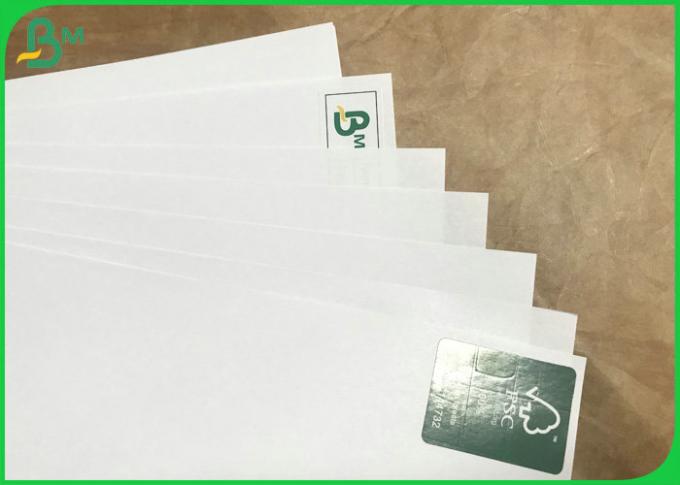 20LB 110% Whiteness Long Grain White Woodfree Paper For Offset Printing 