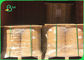 সাবান র্যাপার 50 জি 60 জি ফুড গ্রেডের জন্য ওয়ান সাইড পিই লেপযুক্ত ব্রাউন ক্রাফ্ট পেপার কয়েল