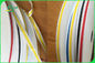 ইকো - ডিসপোজেবল স্ট্র 14mm 15 মিমি জন্য বন্ধুত্বপূর্ণ এফডিএ রঙিন প্যাটার্নড ক্রাফ্ট পেপার