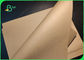 শপিং ব্যাগ টিয়ার প্রতিরোধের জন্য কাঠের সজ্জা 40gsm 50gsm ব্রাউন ক্রাফ্ট পেপার