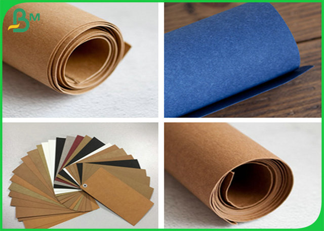 0.55mm Thickness Durable Recycled Washable Fabric Kraft Paper For Flower Pot
