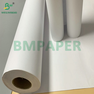 92 উজ্জ্বল 20 পাউন্ড CAD প্লট্টার কাগজ রোল কার্টন প্যাকিং 36 'X 300ft 2' কোর