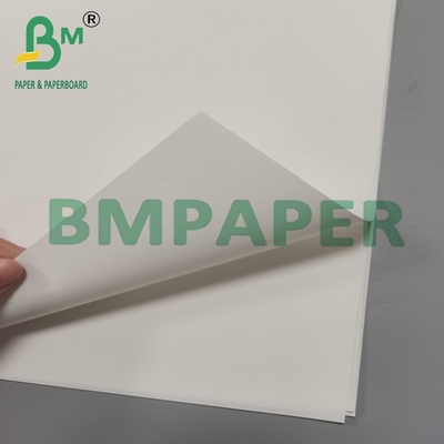 বিয়ার লেবেল জন্য 65gsm 70gsm সাদা একপাশে চকচকে ভিজা শক্তি কাগজ