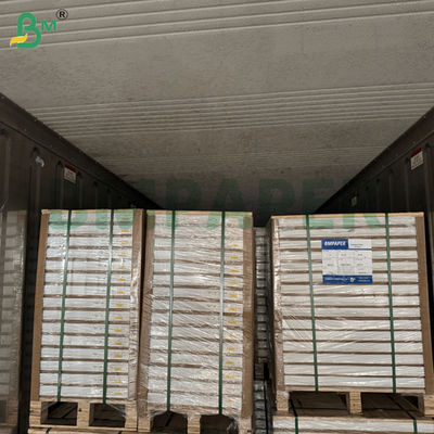 70gsm 80gsm 210 X 297mm Coating 1 Side Silver Metalized Paper For Gift Carton