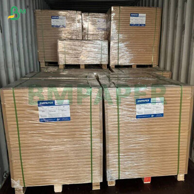 280g ফুড গ্রেড আনকোটেড ব্রাউন ক্রাফট লাঞ্চ বোর্ড 2S PE