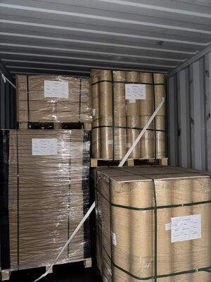 ফল প্যাকেজিংয়ের জন্য আর্দ্রতা-প্রতিরোধী ৭০ জিএসএম ৮০ জিএসএম বাদামী ক্রাফট পেপার ৬০ সেমি ৮০ সেমি