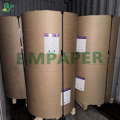 খাবার মোড়ানোর জন্য 40gsm 60gsm সাদা গ্রীসপ্রুফ পেপার রোল 1200mm PFAS ফ্রি