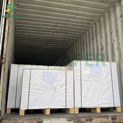 250gsm 270gsm অফসেট প্রিন্টিং হোয়াইট ফুড গ্রেড কার্ডবোর্ড প্যাকেজ বক্সের জন্য 70 x 100 সেমি