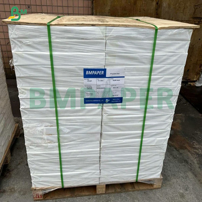 120um 130um হোয়াইট ম্যাট লেজার প্রিন্টিং সিন্থেটিক পেপার ফর লেবেল 33 সেমি x 48,5 সেমি