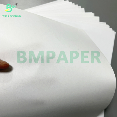 A0 A1 ভাল কালি শোষণ মসৃণ 40 জিএসএম হোয়াইট লিফলেট কাগজ uncoated