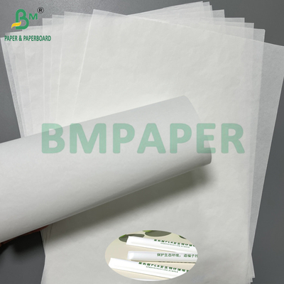 ভাল মুদ্রণযোগ্যতা 24grs 28grs স্বাস্থ্যকর স্ট্র আবরণ সাদা তাপ সীল কাগজ