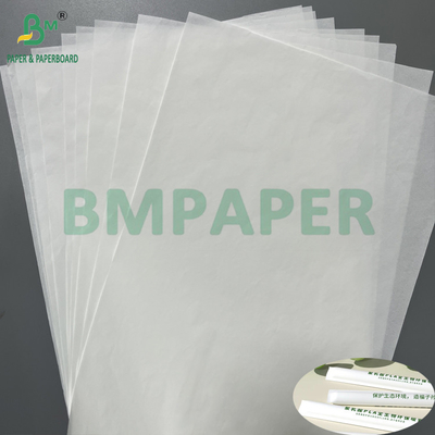 ভাল মুদ্রণ পারফরম্যান্স 24 28 GSM হোয়াইট হাইজিন প্যাকেজিং পেপার তাপ সীল