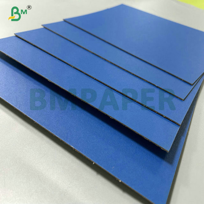 640 x 900 মিমি 1 মিমি 2 মিমি পুনর্ব্যবহৃত ব্লু কার্ড বোর্ড কাগজের ফোল্ডারের জন্য গ্রে ব্যাক