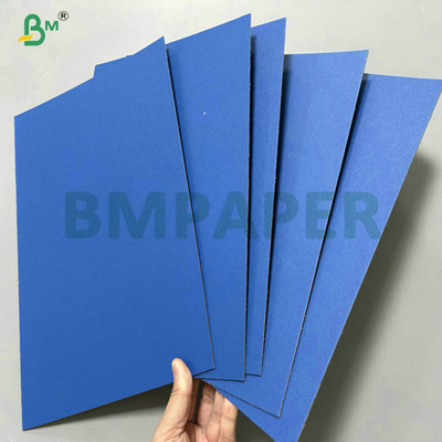 640 x 900 মিমি 1 মিমি 2 মিমি পুনর্ব্যবহৃত ব্লু কার্ড বোর্ড কাগজের ফোল্ডারের জন্য গ্রে ব্যাক