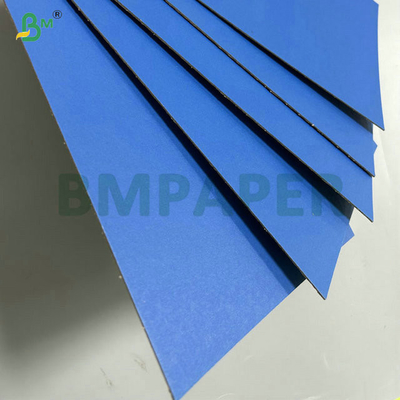 640 x 900 মিমি 1 মিমি 2 মিমি পুনর্ব্যবহৃত ব্লু কার্ড বোর্ড কাগজের ফোল্ডারের জন্য গ্রে ব্যাক