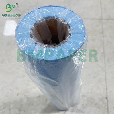 ওয়াইড ফরম্যাট ইঙ্কজেট প্রিন্টিং 20 পাউন্ড ব্লু টিন্ডেড সিএডি পেপার রোল 36 &quot;x 150 ফুট