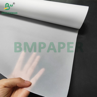 83gsm 93gsm অঙ্কন স্কেচ জন্য ট্রান্সলুসেন্ট ইনকজেট ট্রেসিং পেপার 914mm x 50m