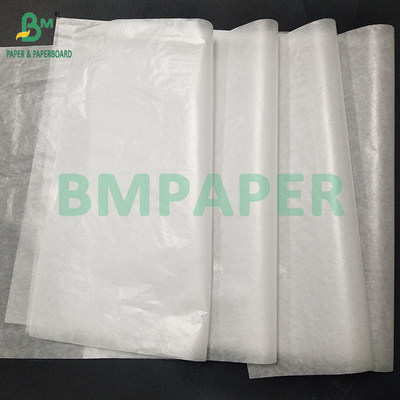 20 জিএসএম ফুড গ্রেড সাদা অর্ধ-স্বচ্ছ তেল ব্লাস্টিং পেপার কাপড় প্যাকিং জন্য