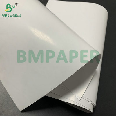 60# 80g 90g C1S একপাশে লেপা চকচকে পৃষ্ঠ আর্ট পেপার 28 'x 24'