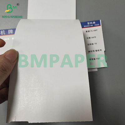 175GSM হোয়াইট ব্ল্যাক কার্ড থার্মাল পেপার বোর্ডিং কার্ডের জন্য ডুয়েল সাইড প্রিন্টিং