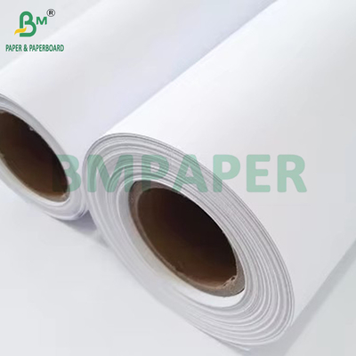 180GSM বড় ফরম্যাটের ম্যাট লেপযুক্ত ইনকজেট প্লটার ফটো পেপার রোল 61cm x 30m