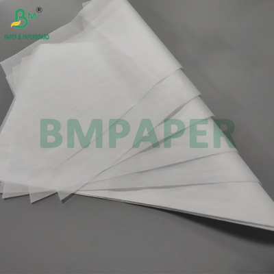 17 গ্রাম অ্যাসিড মুক্ত সাদা টিস্যু কাগজ ফুলের মোড়ানোর জন্য 500 x 760 মিমি মসৃণ পৃষ্ঠ