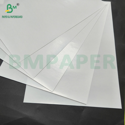 সাদা একপাশে লেপযুক্ত আর্ট পেপার 80gsm 85gsm আঠালো লেবেল ব্যবহারের জন্য