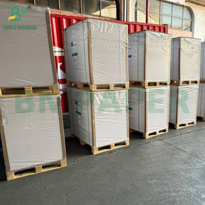 সাদা একপাশে লেপযুক্ত আর্ট পেপার 80gsm 85gsm আঠালো লেবেল ব্যবহারের জন্য