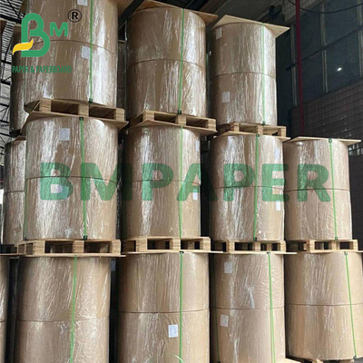120 গ্রাম উচ্চ সাদাতা ভাল শক্তি সাদা ক্রাফ্ট কাগজ রোল 889mm প্রস্থ