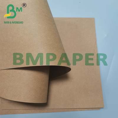 0.55 মিমি 150 সেমি x 50 মি টেক্সচার্ড ওয়াশযোগ্য জিন্স লেবেল জন্য Kraft কাগজ রোল