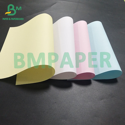 60GSM 75GSM রঙিন কার্বনহীন এনসিআর এটিএম প্রাপ্তি কাগজ রোল সিবি সিএফবি সিএফ