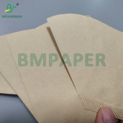 ড্রিপ কফি মেশিনের জন্য 50 গ্রাম প্রাকৃতিক সাদা বাদামী কফি ফিল্টার কাগজ শীট