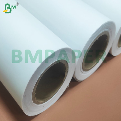 53-285 জিএসএম 2/3 ইঞ্চি রোল কোর সহ মুদ্রণযোগ্য আধা স্বচ্ছ কাগজ