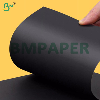 মসৃণ কালো কাগজ 28 পাউন্ড 32 পাউন্ড 8 1 / 2 x 11 ইঞ্চি জেট কালো কাগজ