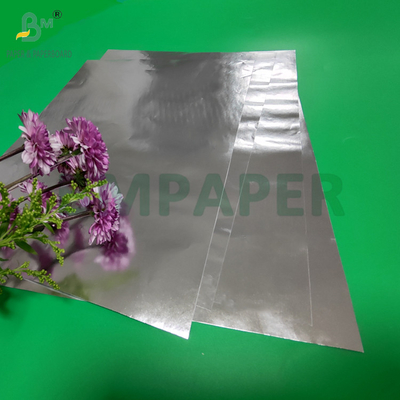 68gsm 70gsm সিলভার ধাতুপট্টাবৃত বিয়ার নেক লেবেল জন্য ভিজা শক্তি কাগজ 700mm