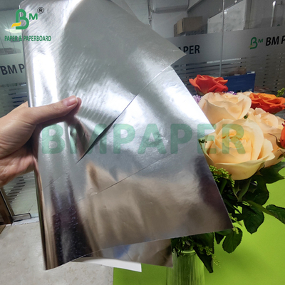 68gsm 70gsm সিলভার ধাতুপট্টাবৃত বিয়ার নেক লেবেল জন্য ভিজা শক্তি কাগজ 700mm