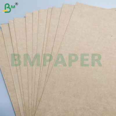 190gsm+15gsm খাদ্য নিরাপদ পিই লেপ ভার্জিন পল্প ব্রাউন বাটি কাগজ শীট