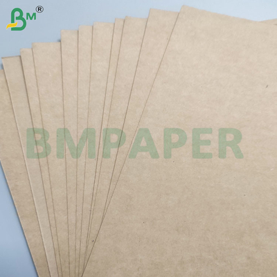 190gsm+15gsm খাদ্য নিরাপদ পিই লেপ ভার্জিন পল্প ব্রাউন বাটি কাগজ শীট