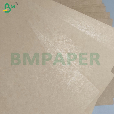 190gsm+15gsm খাদ্য নিরাপদ পিই লেপ ভার্জিন পল্প ব্রাউন বাটি কাগজ শীট