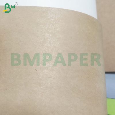 190gsm+15gsm খাদ্য নিরাপদ পিই লেপ ভার্জিন পল্প ব্রাউন বাটি কাগজ শীট