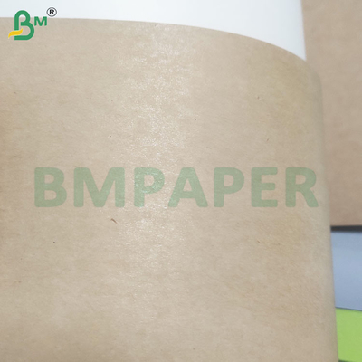 190gsm+15gsm খাদ্য নিরাপদ পিই লেপ ভার্জিন পল্প ব্রাউন বাটি কাগজ শীট
