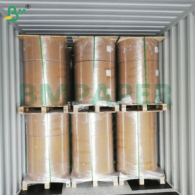 120gsm C1S একক পাশের গ্লোসি লেপযুক্ত আর্ট পেপার শীট লেবেল জন্য