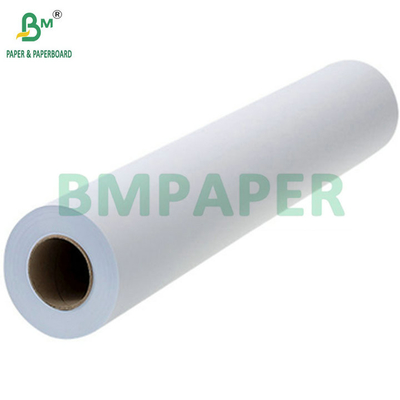 24 'প্রস্থ 80gsm ক্যাড প্লটার কাগজ uncoated বন্ড কাগজ রোল 2' 3' কোর