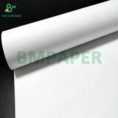 24 'প্রস্থ 80gsm ক্যাড প্লটার কাগজ uncoated বন্ড কাগজ রোল 2' 3' কোর