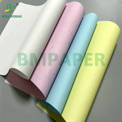 50 গ্রাম 60 গ্রাম 8.5 "x 14" গোলাপী নীল রঙের কার্বনহীন কাগজ ডেলিভারি প্রাপ্তির জন্য