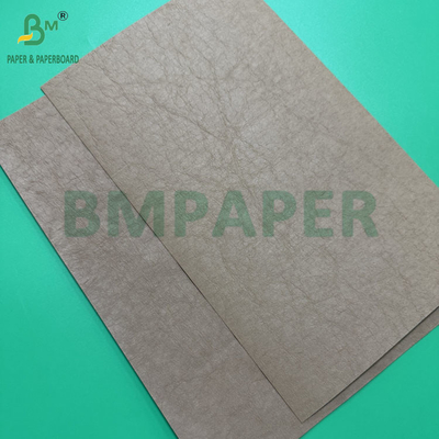 0.55 মিমি 0.60 মিমি ডার্ক ব্রাউন ওয়াশিং ক্রাফট পেপার রোলস ফর জিন্স লেবেল 150 সেমি এক্স 100 মি