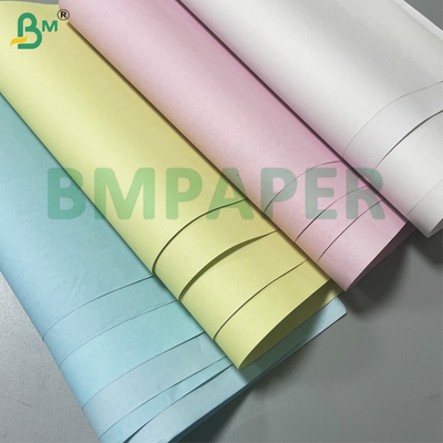 48g 50g 8.5"*11" রঙিন স্থিতিশীল কার্বনহীন কাগজ বিল মুদ্রণের জন্য