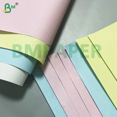 48g 50g 8.5"*11" রঙিন স্থিতিশীল কার্বনহীন কাগজ বিল মুদ্রণের জন্য