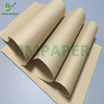 কাঠের পলপ উচ্চ শক্তি 60g 80g ব্রাউন ক্রাফট পেপার রোল কাগজ ব্যাগ জন্য