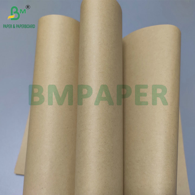 কাঠের পলপ উচ্চ শক্তি 60g 80g ব্রাউন ক্রাফট পেপার রোল কাগজ ব্যাগ জন্য